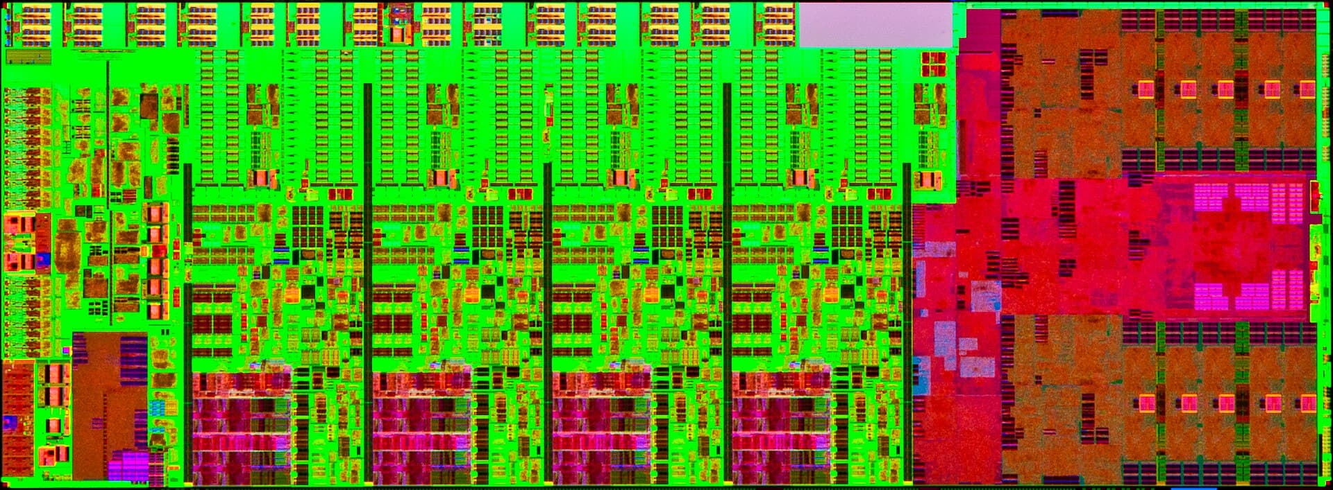 Un procesor Intel fotografiat în prim-plan. (Foto: Intel in Deutschland / CC BY-SA 2.0, Wikimedia Commons)
