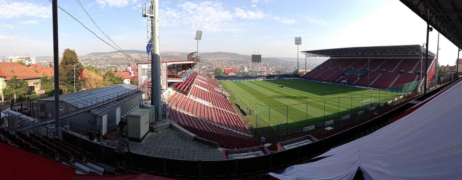 Stadionul formației CFR Cluj din cartierul Gruia. (Foto: Richard Matthews from London, England / CC BY 2.0, Wikimedia Commons)