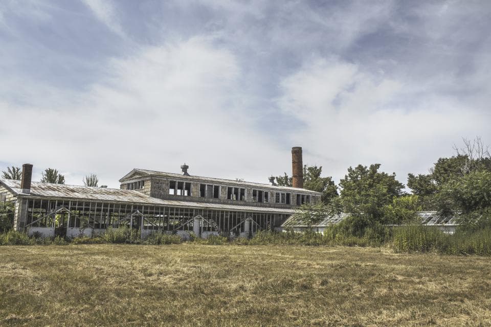O clădire industrială cu un coș de fum, aflată într-o zonă cu vegetație. (Foto ilustrativă: Ryan McGuire / CC0 1.0, Openverse)