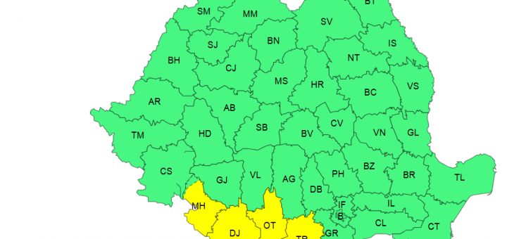 HOTNEWS.RO: Alerte de la ANM: Cod galben de caniculă în mai multe județe, inclusiv la București, până luni seară / Unde plouă la noapte