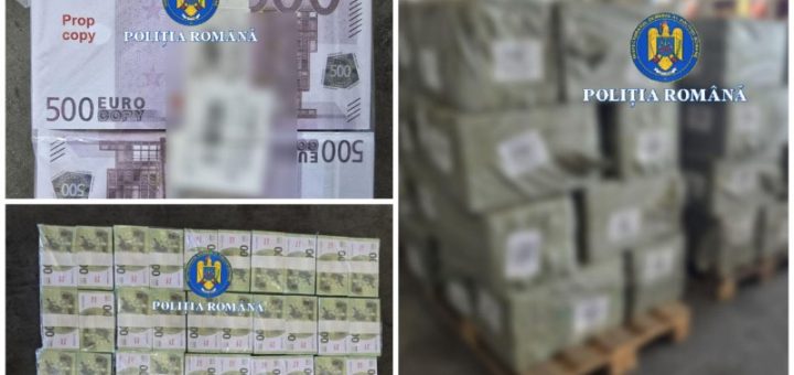 HOTNEWS.RO: Controversă în jurul bancnotelor false în valoare de 1 miliard de euro, capturate în Portul Constanța. Sunt inscripționate „prop copy”, ca recuzita de film. Poliția Română:„Am văzut glumele despre «banii de film»”