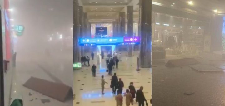 HOTNEWS.RO: Aeroportul din Dubai, avariat de riposta Iranului. Patru oameni răniți, călători evacuați și clădire plină de fum – VIDEO