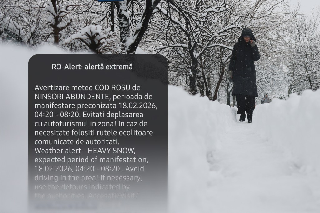 HOTNEWS.RO: „Nu ținem cont de oră atunci când se îndeplinesc pragurile pentru emiterea unui cod roșu”. Noi explicații după mesajul Ro-Alert de la 4 dimineața