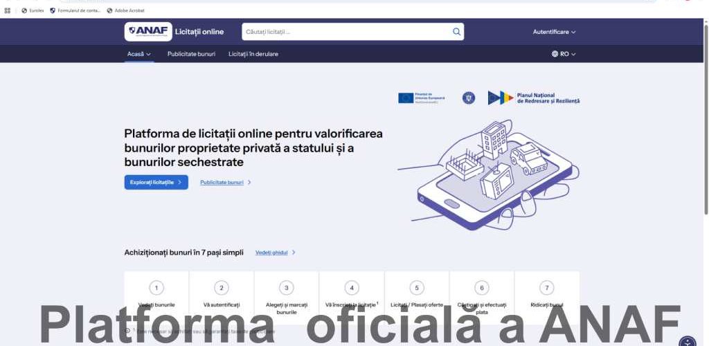 HOTNEWS.RO: ANAF deschide licitațiile online. Bunurile sechestrate de stat vor putea fi cumpărate de acasă