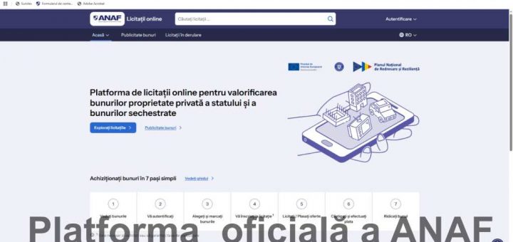 HOTNEWS.RO: ANAF deschide licitațiile online. Bunurile sechestrate de stat vor putea fi cumpărate de acasă