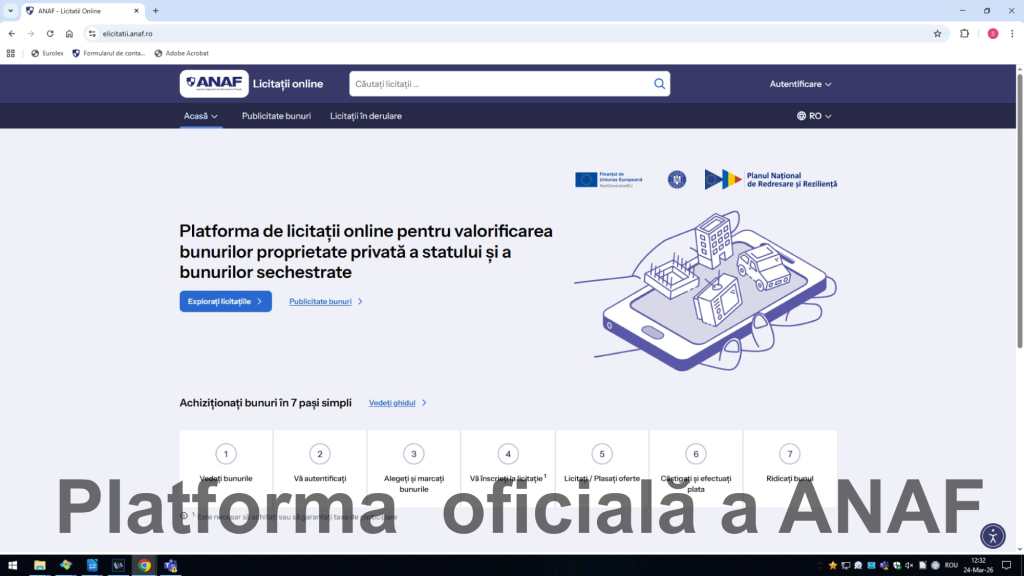 HOTNEWS.RO: ANAF deschide licitațiile online. Bunurile sechestrate de stat vor putea fi cumpărate de acasă