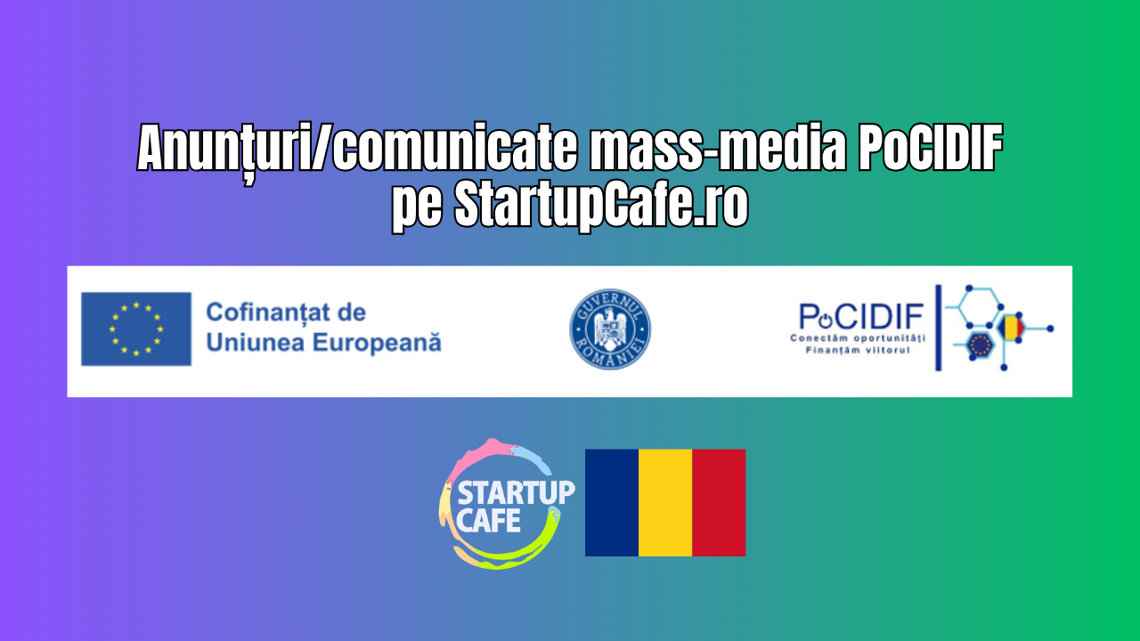 HOTNEWS.RO: Anunțuri/comunicate mass-media în proiectele pe fonduri europene PoCIDIF. Manual oficial de identitate vizuală și generator de materiale de informare